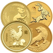 Pièce Perth Mint Lunar Or 1/10 Once Meilleur Rapport Qualité-Prix