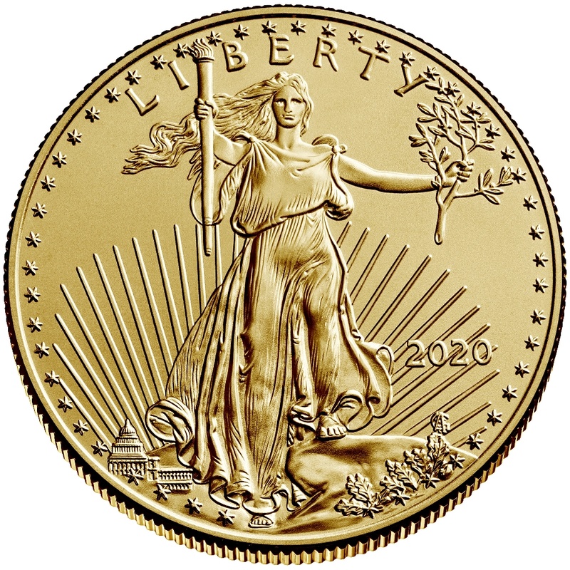 2020 Half Ounce American Eagle Gold Coin