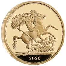 3 Pièces Souverains Or 2026 BE