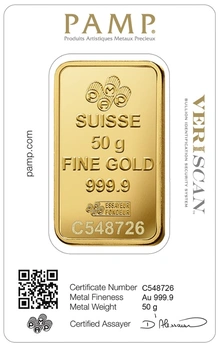 Lingot d'Or 50g Pamp