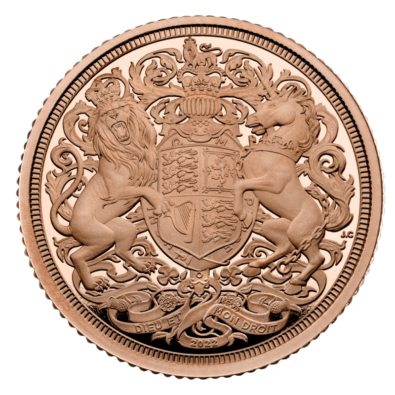 Queen Elizabeth II Memorial Piedfort Sovereign 2022 Gold Proof Coin