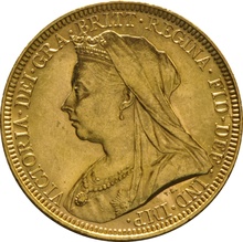 Souverain Or 1895 Victoria Tête Vieille M