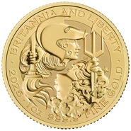 2025 Pièce Or 1 once Britannia & Liberty
