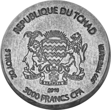 Pièce Reliques Égyptien Toutânkhamon Argent 5 Onces