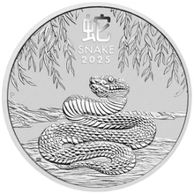 2025 Perth Mint pièce argent 2oz année du serpent