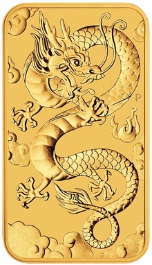 Pièce Rectangulaire Or 1 Once Dragon 2020
