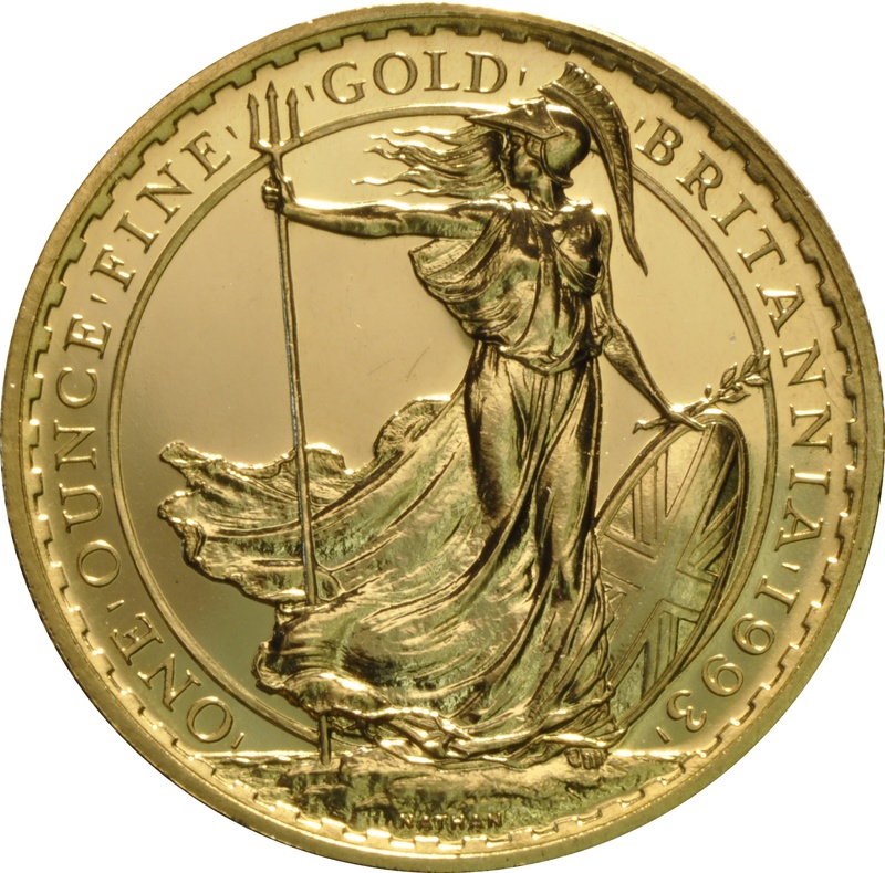 1993 Gold Britannia One Ounce Coin