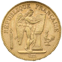 Pièce 20 Francs Or Génie 3ème République 1889 A