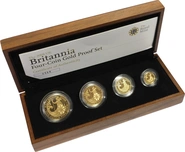 Ecrin de Collection de 4 Britannia Or 2008