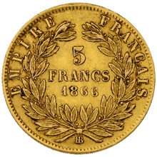 5 Francs en or - notre choix
