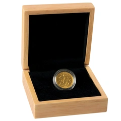 Pièce Souverain Or Île de Man dans un Coffret Cadeau