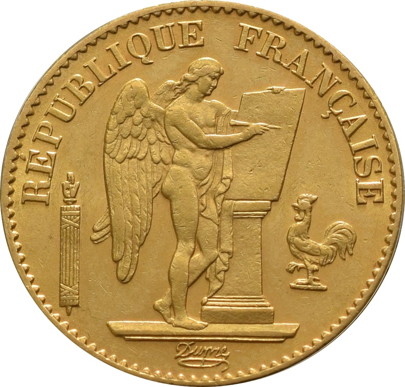 20 Francs Or Génie 3ème République Notre Choix (1871-1898)