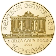Pièce Philharmonique Or 1 Once 2025