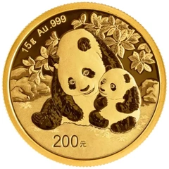Pièce Panda Or 15g 2024