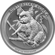 Koala en argent de 1 once - 2018
