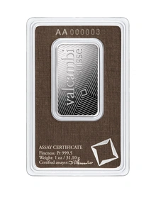 Lingot de Platine 1 Once Valcambi