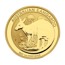 Kangourou en or de 1 once - 2021