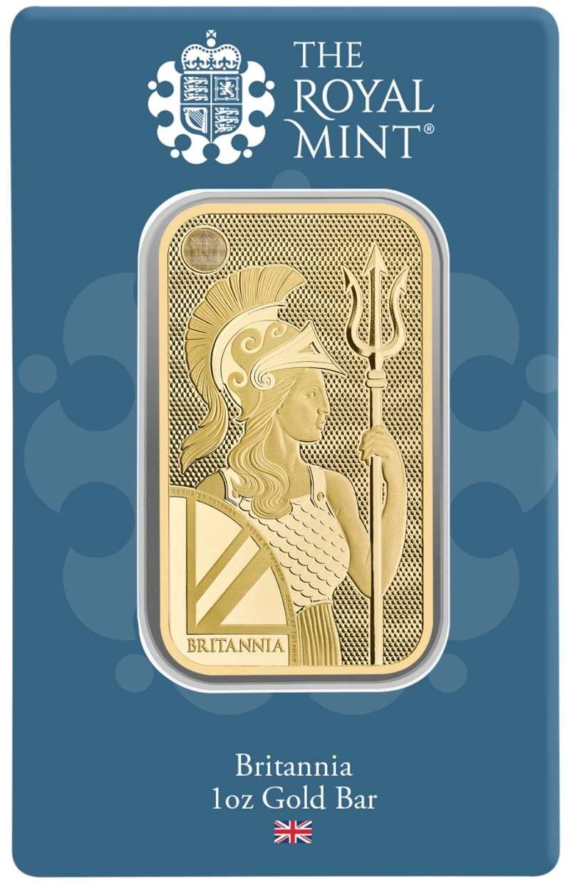 NOUVEAU Lingot d'Or 1 Once Royal Mint Britannia