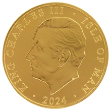 Pièce Ange Or 1 Once l'Ile de Man 2024 