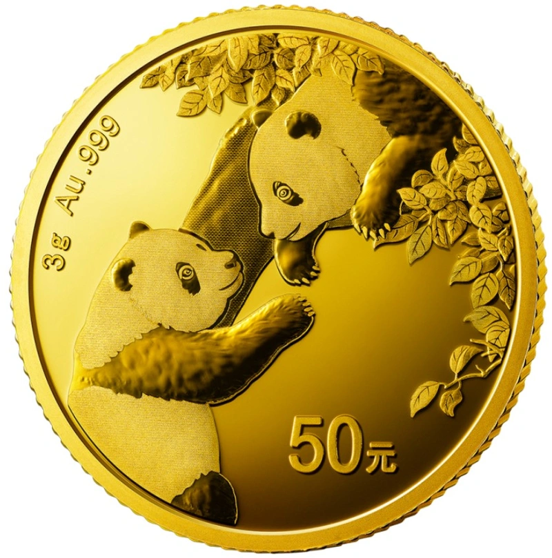 Pièce Panda Or 3g 2023