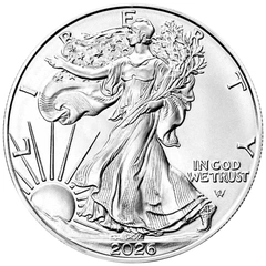Pièce American Eagle Argent 1 Once 2026
