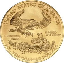 50 Dollars Or Eagle Américain 1 Once 2018