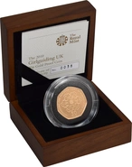 Pièce 50 Pence Or 2010 Girlguiding BE en Boîte