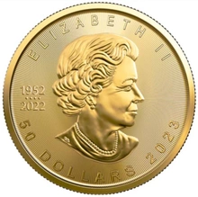 Pièce Maple Leaf Or 1 Once 2023