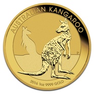 Kangourou en or de 1 once - 2016