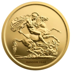 Pièce Quintuple Souverain Or Notre Choix
