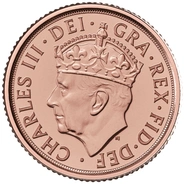 Piéce Or 1/4 Souverain 2023