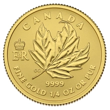4 Pièces Maple Leaf Or 2016 en Boîte
