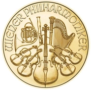 Pièce Philharmonique Or 1/4 Once 2023