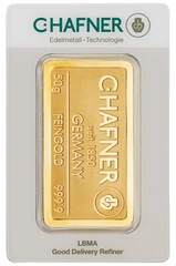 Lingot d'Or 50g C. Hafner