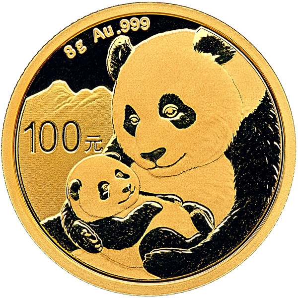 Pièce Panda Or 8g 2019