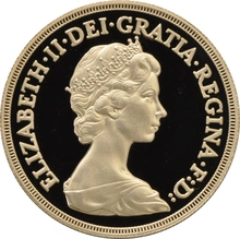 1980 - Pièce d'Or de 5 £ (Quintuple Souverain)
