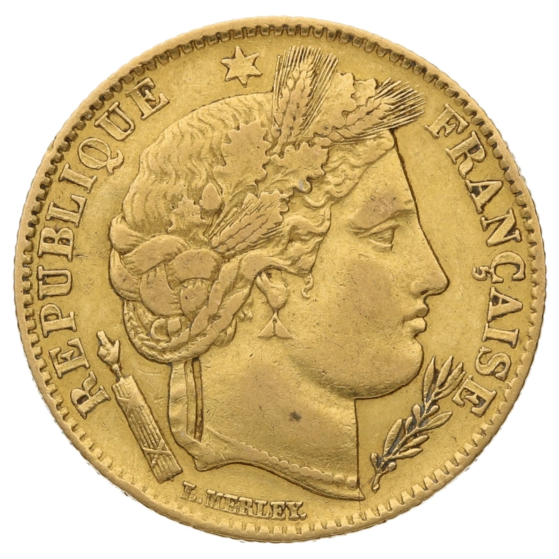 Pièce 10 Francs Or Cérès