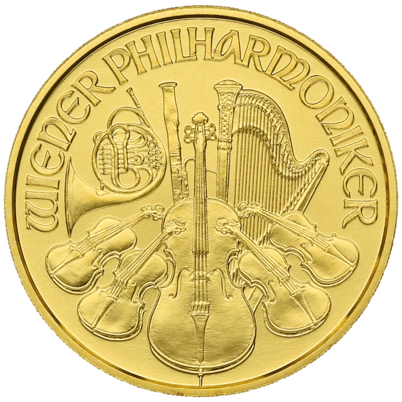 2020 Tenth Ounce Austrian Gold Philharmonic Coin