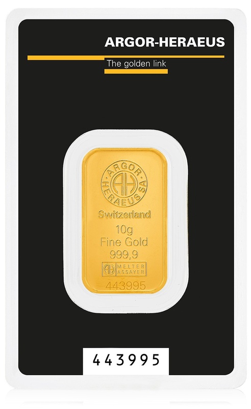 Argor-Heraeus 10 Gram Gold Bar