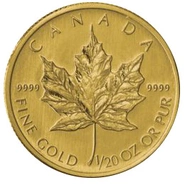 Pièce Maple Leaf Or 1/20 Once Notre Choix