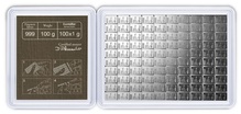 Tablette Argent 100g (100 x 1G)