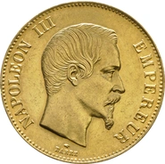 Pièce 100 Francs Or Napoléon III Tête Nue
