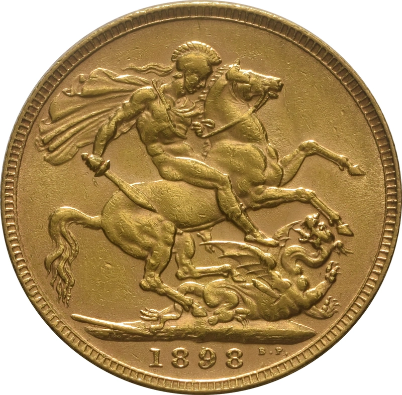 Pièce Souverain Or 1898 (Londres)
