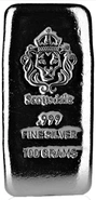 Lingot d'Argent 100g Scottsdale