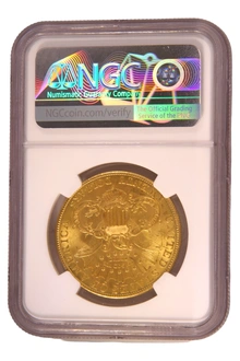 1907 Pièce d'or de 20 $ Double Eagle Liberty Head San Francisco NGC MS63