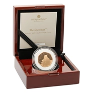 Pièce 50 Pence Argent 2021 Le Bonhomme de Neige BE en Boîte