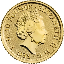 Pièce Britannia Or 1/10 Once Notre Choix