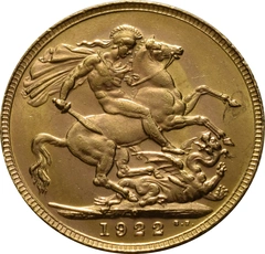 Pièce Souverain Or 1922 (P)