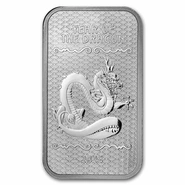 Lingot d'Argent 1 Once Pamp Année du Dragon 2024