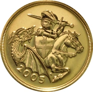 Pièce Souverain Or 2005
